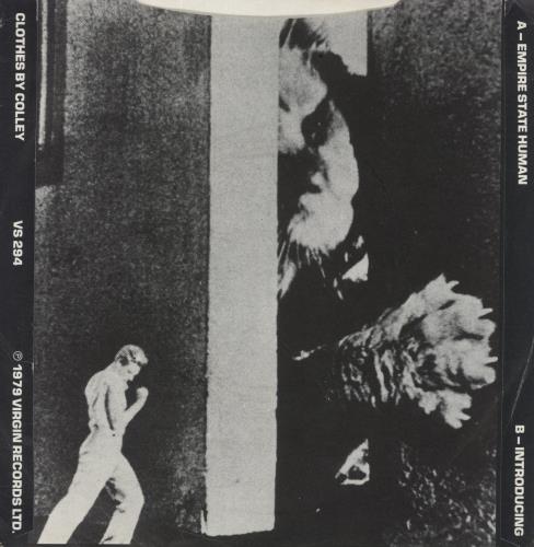 Human League Empire State Human - 1st issue 7" vinyl single (7 inch record / 45) UK HUM07EM582930