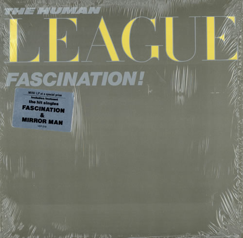 Human League Fascination + Hype Sticker vinyl LP album (LP record) Canadian HUMLPFA165277