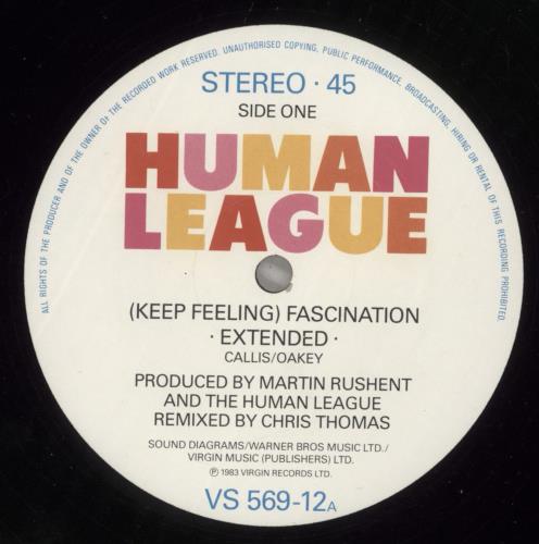 Human League Fascination 12" vinyl single (12 inch record / Maxi-single) UK HUM12FA177756