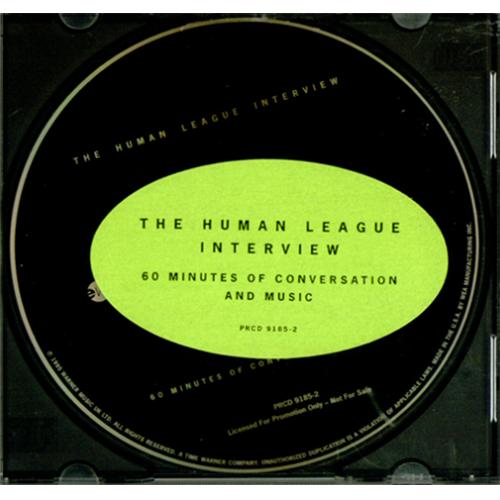Human League Interview CD album (CDLP) US HUMCDIN45680