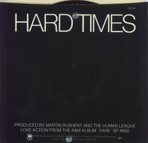 Human League Love Action 7" vinyl single (7 inch record / 45) US HUM07LO48298