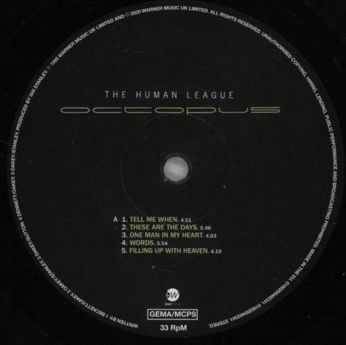 Human League Octopus vinyl LP album (LP record) UK HUMLPOC889449