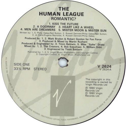 Human League Romantic? - Hype Stickered vinyl LP album (LP record) UK HUMLPRO552692