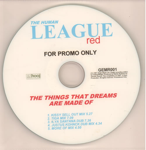 Human League The Things That Dreams Are Made Of CD single (CD5 / 5") UK HUMC5TH638612