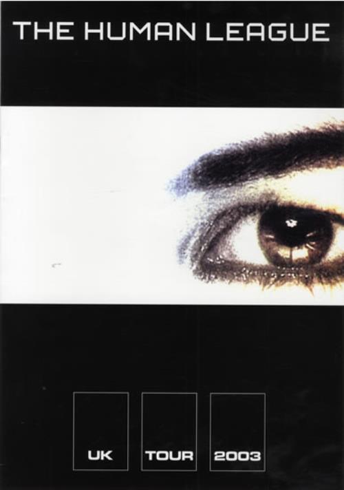Human League UK Tour 2003 tour programme UK HUMTRUK562666