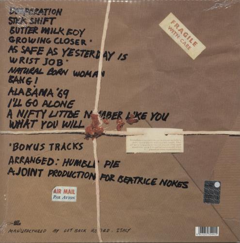 Humble Pie As Safe As Yesterday Is - Sealed vinyl LP album (LP record) Italian HMBLPAS873986