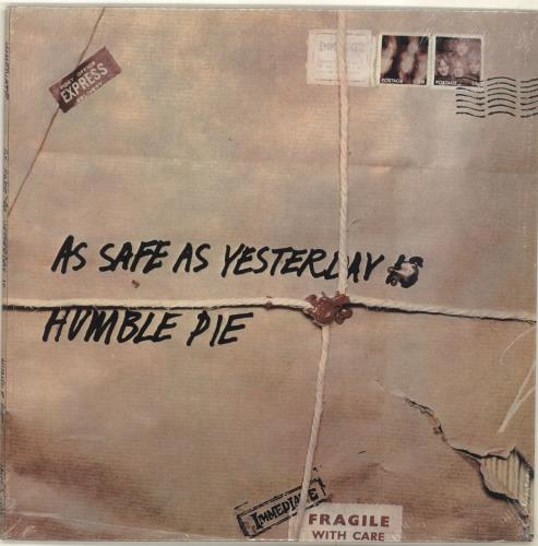 Humble Pie As Safe As Yesterday Is - White Label Variant + Shrinkwrap vinyl LP album (LP record) US HMBLPAS704368