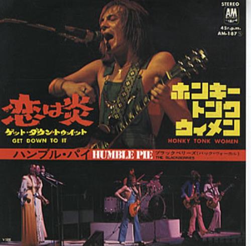 Humble Pie Get Down To It 7" vinyl single (7 inch record / 45) Japanese HMB07GE310957