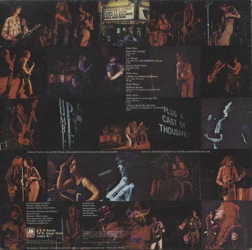 Humble Pie Performance: Rockin' The Fillmore - 1st - Red Vinyl - VG 2-LP vinyl record set (Double LP Album) UK HMB2LPE794149