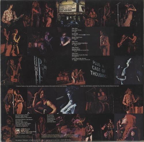 Humble Pie Performance: Rockin' The Fillmore - 2nd 2-LP vinyl record set (Double LP Album) UK HMB2LPE393902