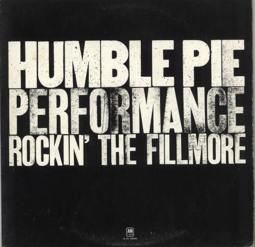 Humble Pie Performance: Rockin' The Fillmore 2-LP vinyl record set (Double LP Album) Italian HMB2LPE727111