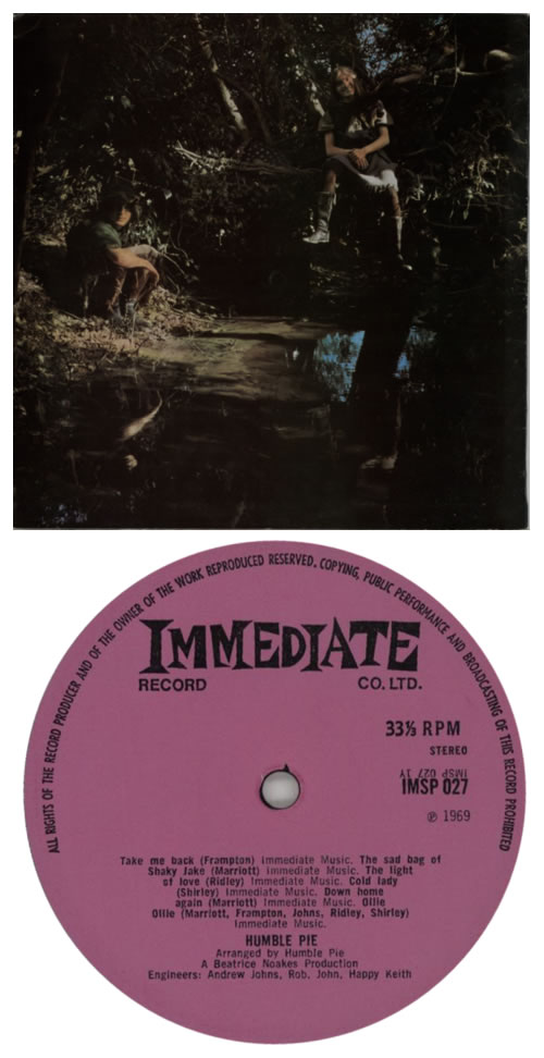 Humble Pie Town And Country - 1st + Inner vinyl LP album (LP record) UK HMBLPTO260923