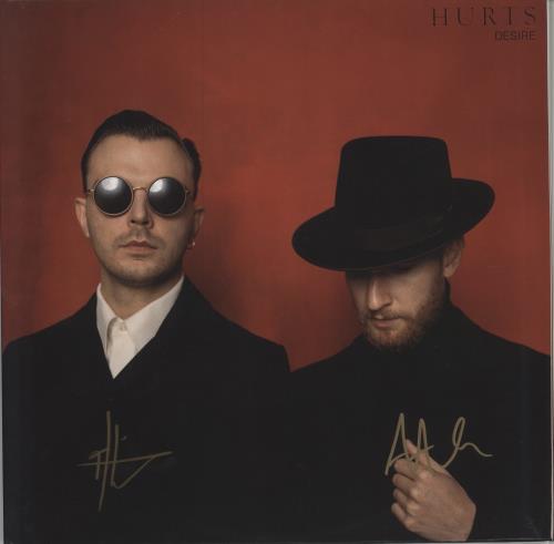 Hurts Desire - Autographed 2-LP vinyl record set (Double LP Album) UK HV22LDE780334