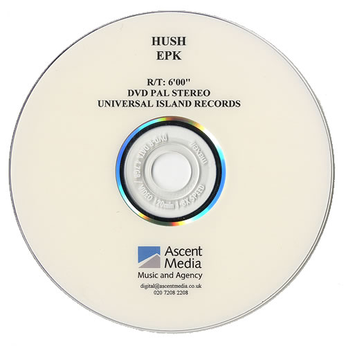 Hush (00s) A Lifetime - EPK promo DVD-R UK HBXDRAL478956