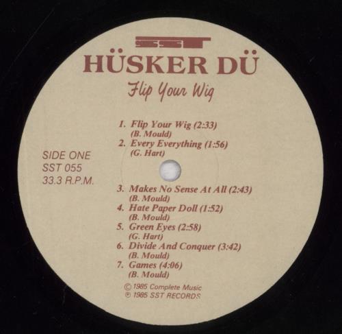 Husker Du Flip Your Wig - EX vinyl LP album (LP record) UK HDULPFL226244