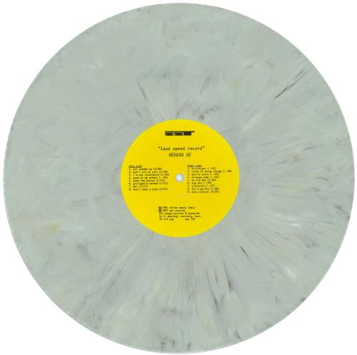 Husker Du Land Speed Record - Grey Marble Vinyl vinyl LP album (LP record) US HDULPLA869938