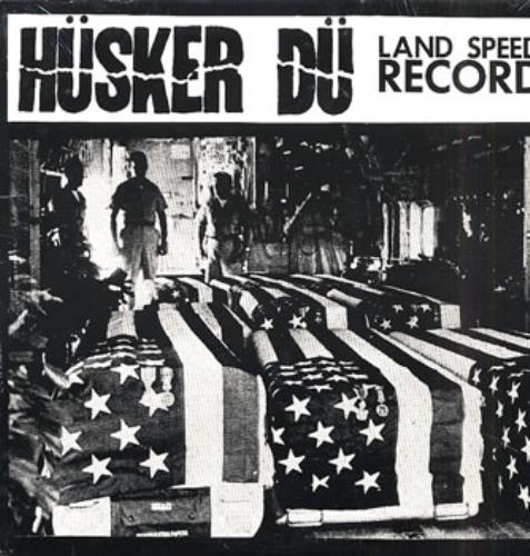 Husker Du Land Speed Record vinyl LP album (LP record) US HDULPLA311626