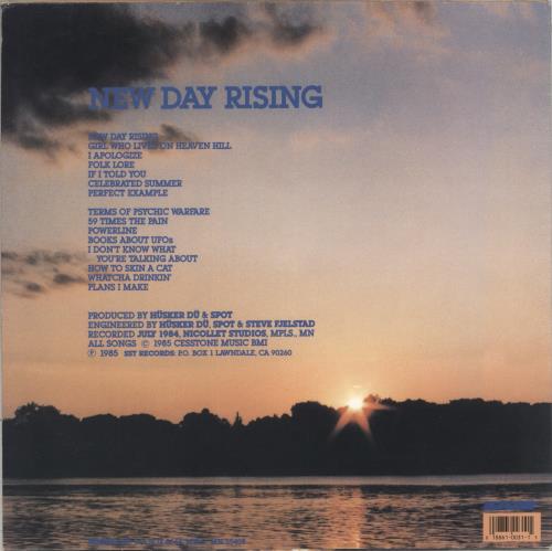 Husker Du New Day Rising vinyl LP album (LP record) US HDULPNE883058