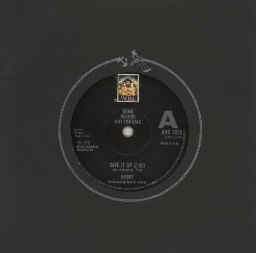 Husky Give It Up - A Label 7" vinyl single (7 inch record / 45) UK 1-507GI760958