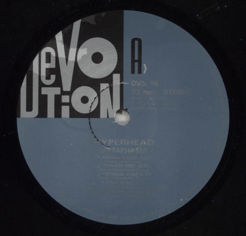 Hyperhead Metaphasia + PR Sheet vinyl LP album (LP record) UK HB0LPME874597