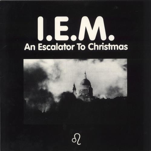 I.E.M. An Escalator To Christmas - Blue Vinyl vinyl LP album (LP record) Dutch IDJLPAN868331