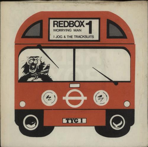 I Jog & The Tracksuits Red Box 7" vinyl single (7 inch record / 45) UK IEQ07RE669332