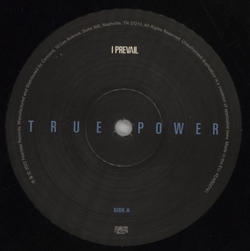 I Prevail True Power vinyl LP album (LP record) UK 3KALPTR859592