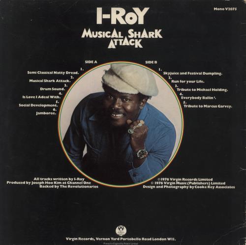 I Roy Musical Shark Attack vinyl LP album (LP record) UK I.RLPMU652154