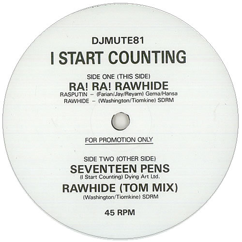 I Start Counting Ra! Ra! Rawhide 12" vinyl single (12 inch record / Maxi-single) UK IA612RA445602