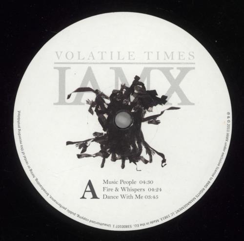 IAMX Volatile Times 2-LP vinyl record set (Double LP Album) UK 9B72LVO880366
