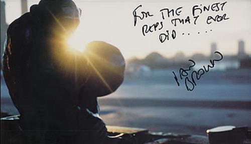 Ian Brown My Star - autographed framed print memorabilia UK IBRMMMY193974