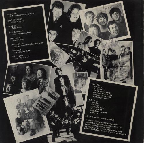 Ian Campbell Adams Rib - Lorna Campbell Sings The Songs Of Ian Campbell - signed by Ian & Lorna vinyl LP album (LP record) UK IC-LPAD752401