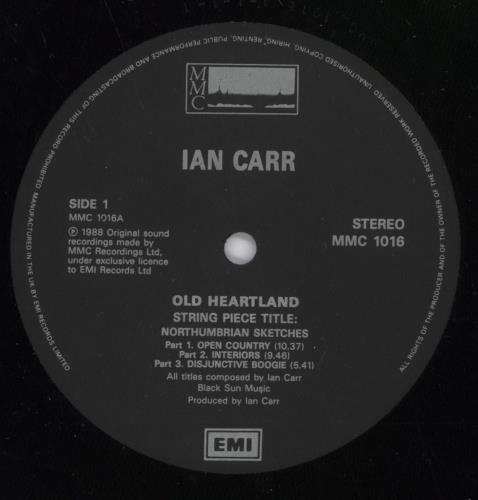 Ian Carr Old Heartland vinyl LP album (LP record) UK ICRLPOL764669