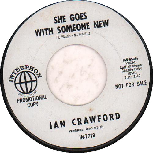 Ian Crawford She Goes With Someone New 7" vinyl single (7 inch record / 45) US IEW07SH644668