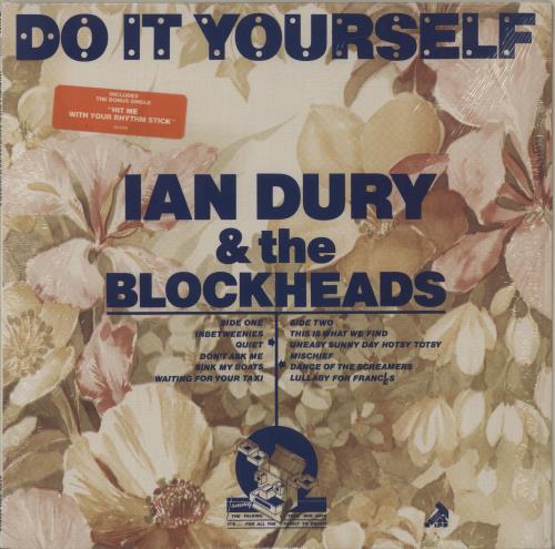 Ian Dury Do It Yourself + 7" single vinyl LP album (LP record) US INDLPDO686504