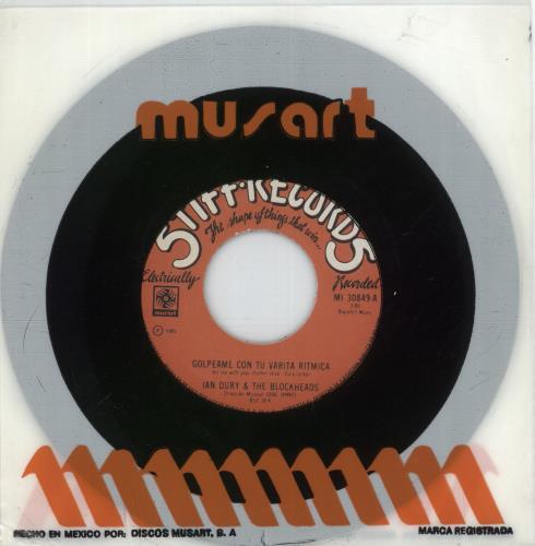Ian Dury Golpeame Con Tu Varita Ritmic 7" vinyl single (7 inch record / 45) Mexican IND07GO881724