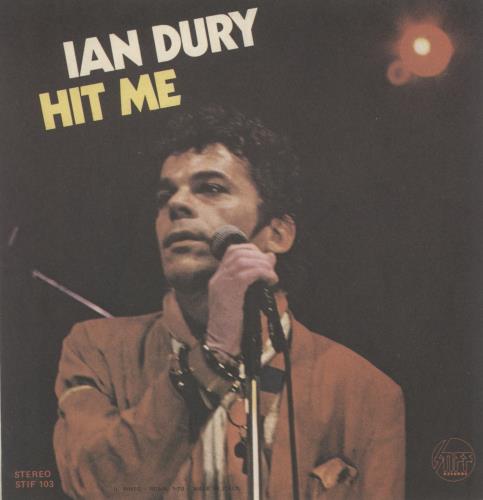 Ian Dury Hit Me 7" vinyl single (7 inch record / 45) Italian IND07HI207954
