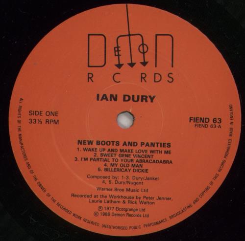Ian Dury New Boots And Panties !! vinyl LP album (LP record) UK INDLPNE239306