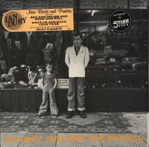 Ian Dury New Boots And Panties + Hype Sticker - Sealed vinyl LP album (LP record) US INDLPNE874257