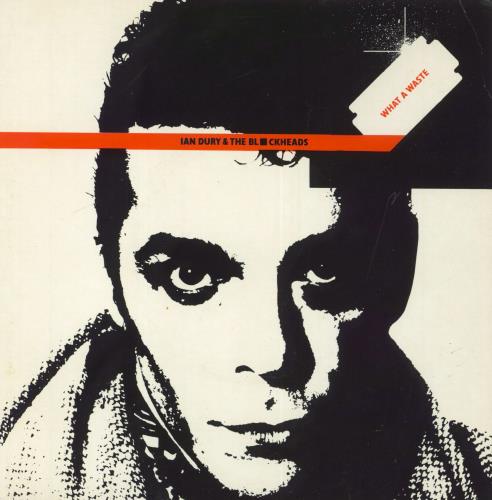 Ian Dury What A Waste 7" vinyl single (7 inch record / 45) UK IND07WH820018