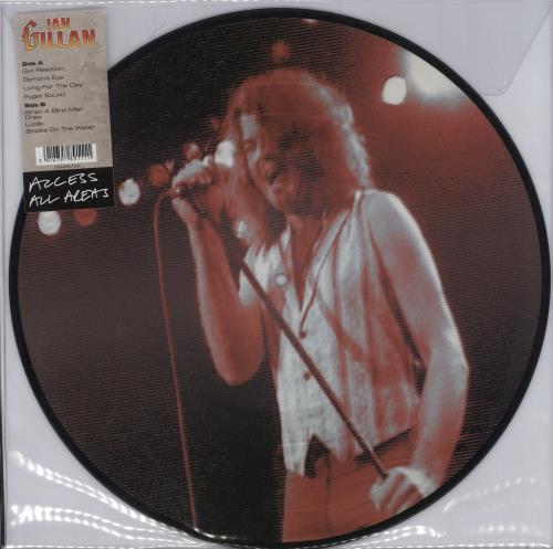 Ian Gillan Access All Areas picture disc LP (vinyl picture disc album) UK GILPDAC872757