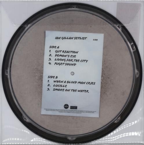 Ian Gillan Access All Areas picture disc LP (vinyl picture disc album) UK GILPDAC872757