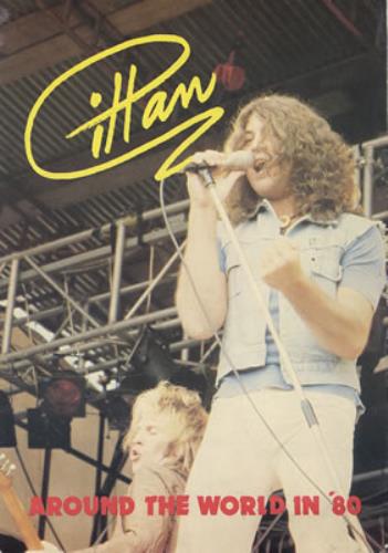 Ian Gillan Around The World In '80 - Autographed tour programme UK GILTRAR356312