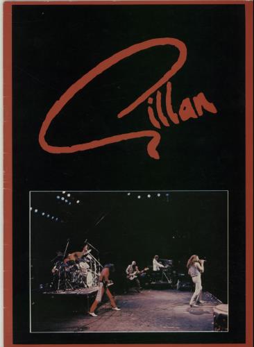 Ian Gillan Double Trouble Tour 1981 - Autographed tour programme UK GILTRDO138991