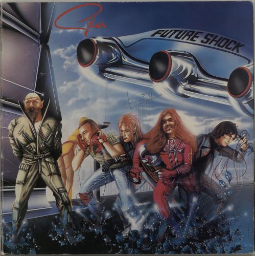 Ian Gillan Future Shock - Autographed vinyl LP album (LP record) UK GILLPFU654538