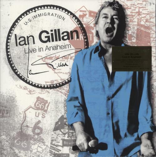Ian Gillan Live In Anaheim - 180 Gram Turquoise Vinyl + Numbered 2-LP vinyl record set (Double LP Album) UK GIL2LLI872770