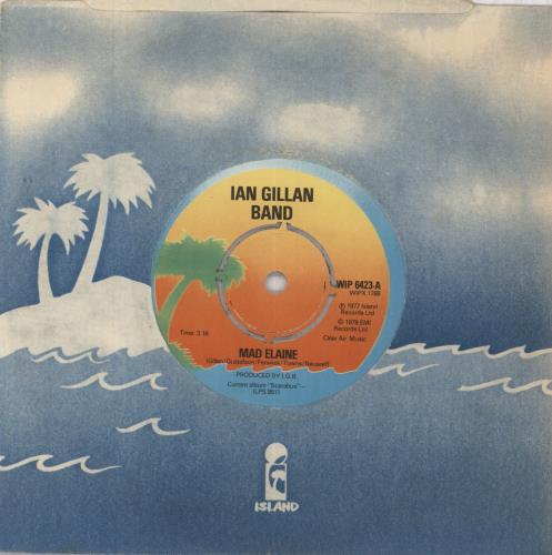 Ian Gillan Mad Elaine 7" vinyl single (7 inch record / 45) UK GIL07MA835970