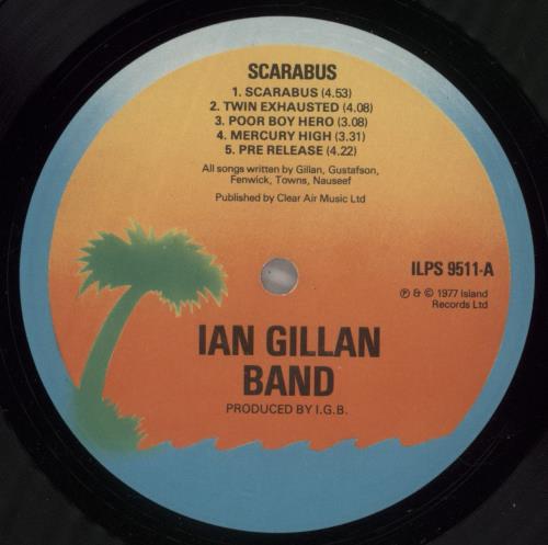 Ian Gillan Scarabus vinyl LP album (LP record) UK GILLPSC91906