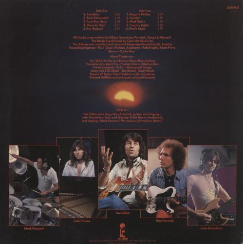 Ian Gillan Scarabus vinyl LP album (LP record) UK GILLPSC91906