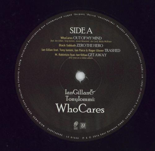 Ian Gillan Who Cares 2-LP vinyl record set (Double LP Album) UK GIL2LWH849596